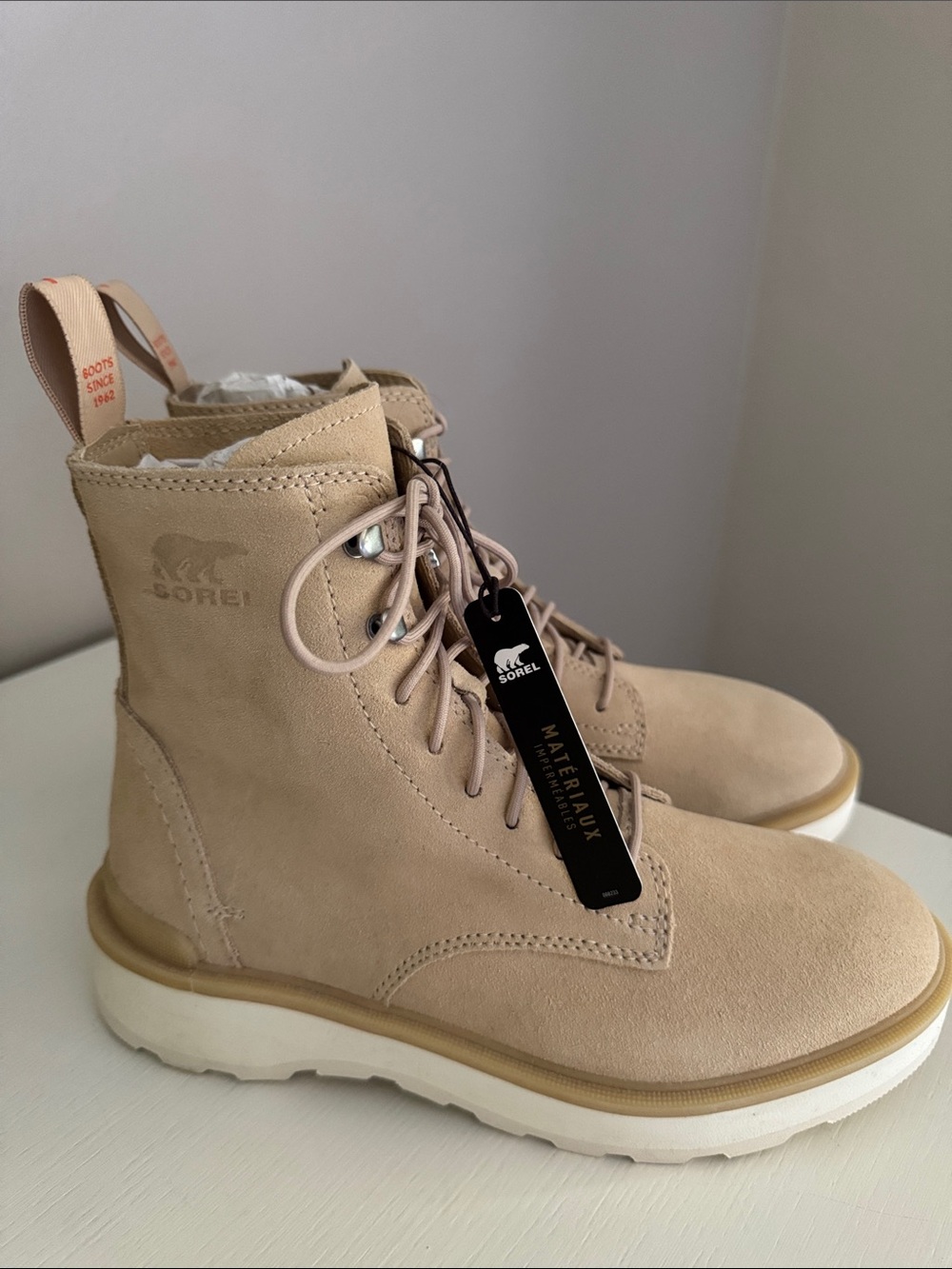 Sorel Suede Hi-line lace boot